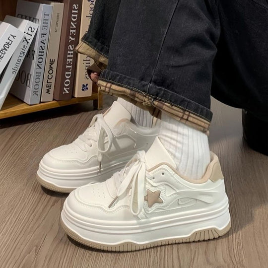 Damen Chunky Sneakers mit trendigem Design und dämpfender Laufsohle EB