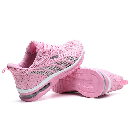Damen Sportliche Lauf-Sneaker mit atmungsaktivem Mesh-Obermaterial EB