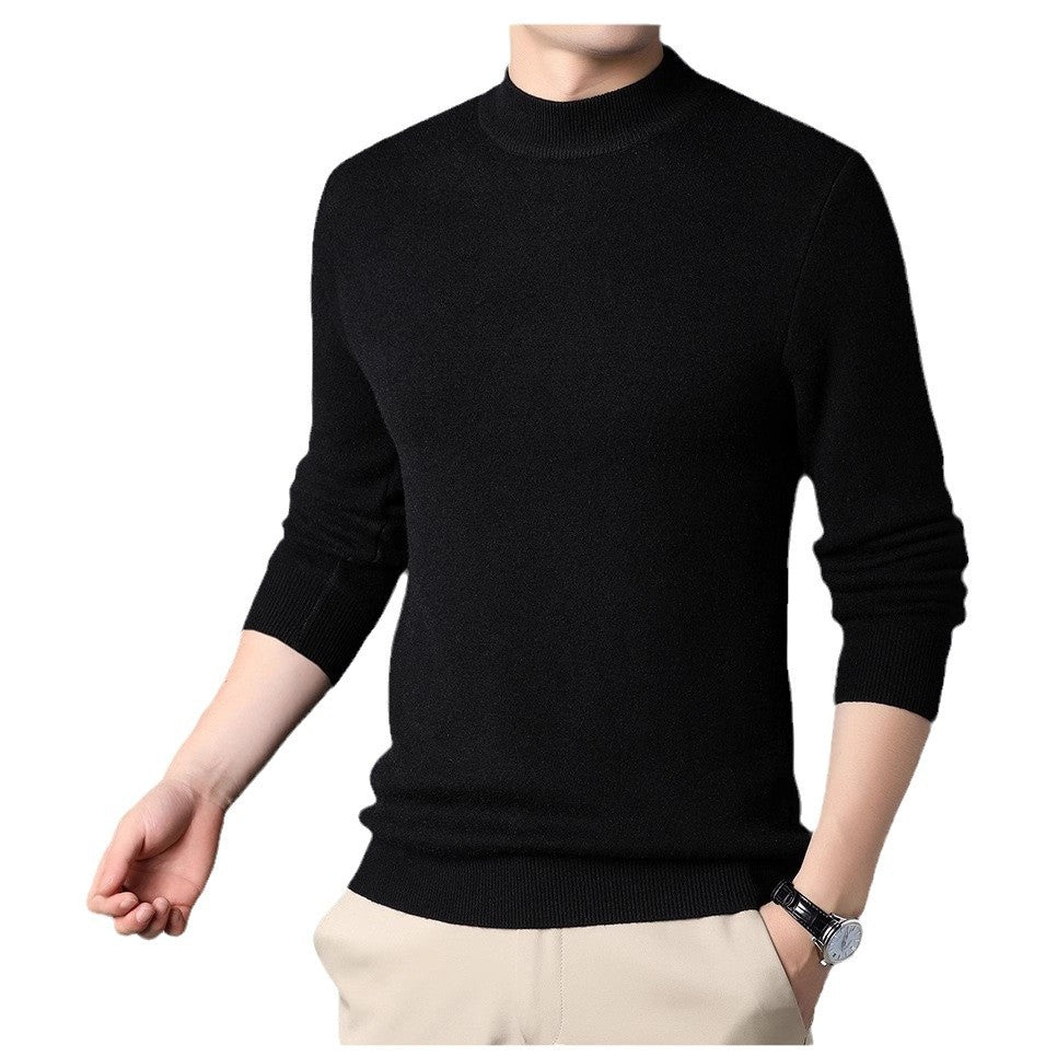 Herren Feinstrickpullover mit Rollkragen und soften Materialien EB