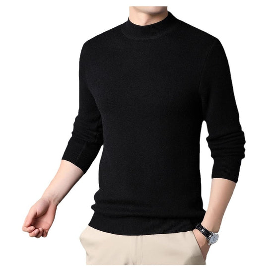 Herren Feinstrickpullover mit Rollkragen und soften Materialien EB