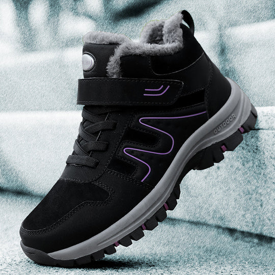 Damen Isolierte Winterwanderschuhe mit rutschfester Sohle und warmem Innenfutter EB