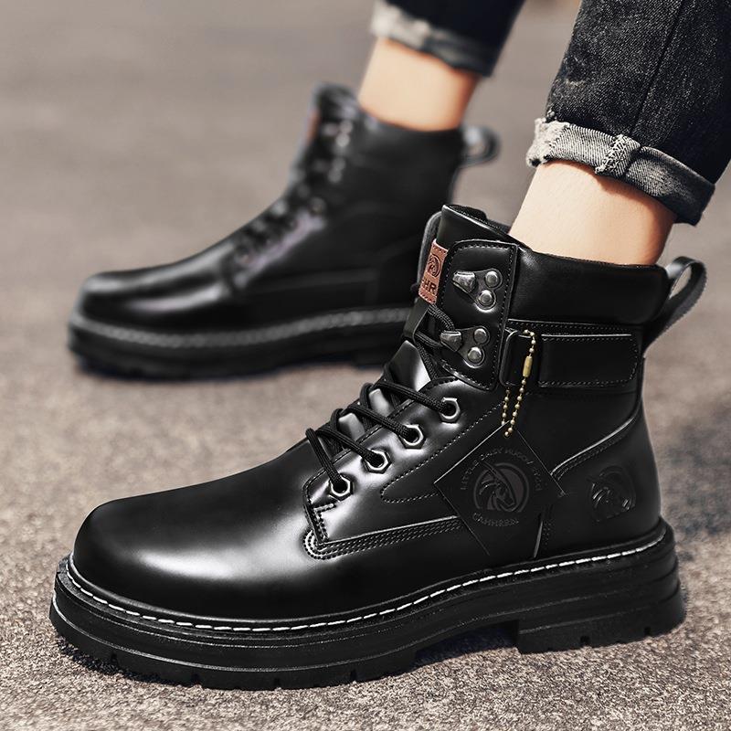 Damen robuste Stiefel mit modischen Details und rutschfester Sohle EB