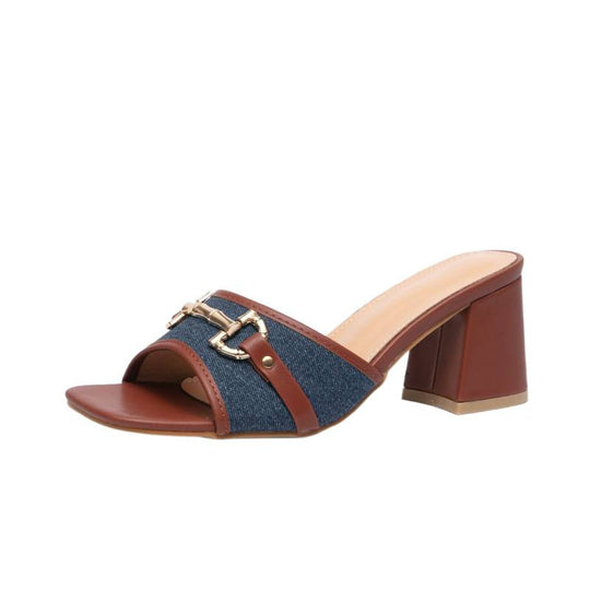 Damen modische Plateau-Sandalen mit trendigen Details EB
