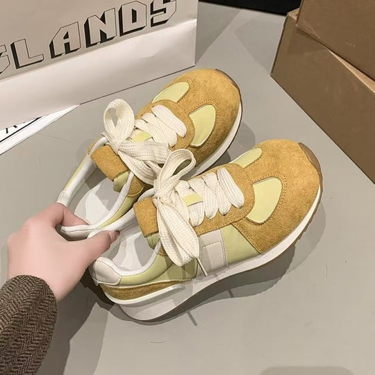 Damen Fashion Sneakers mit weich gepolsterter Sohle und atmungsaktivem Obermaterial EB