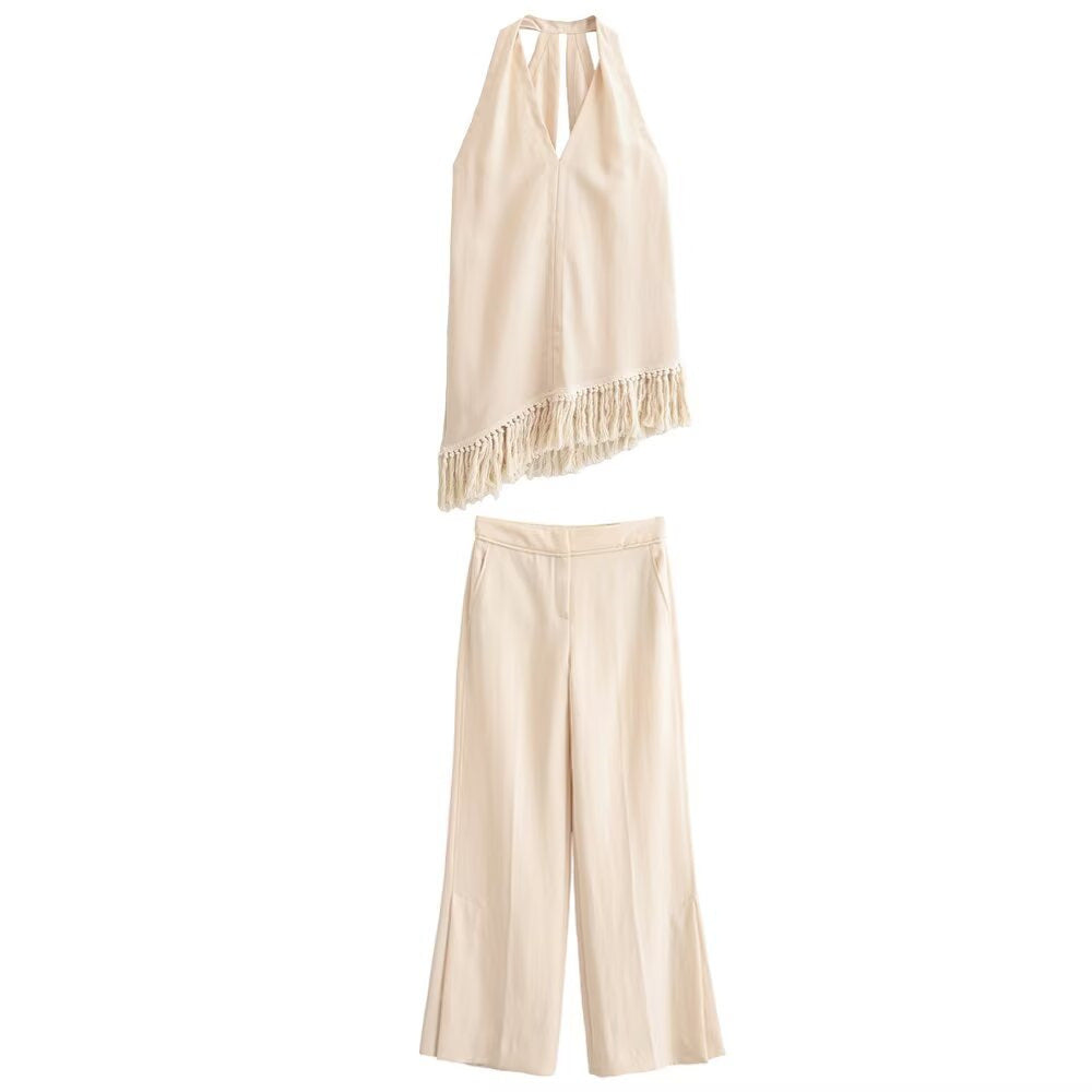 Damen Weite Palazzo-Hose mit elegantem Schnitt EB