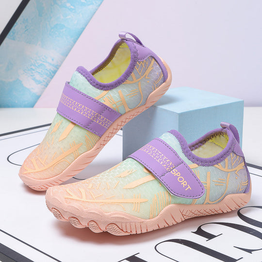 Damen Sportliche Schwimmschuhe mit nachhaltigem Material und elastischem Klettverschluss EB
