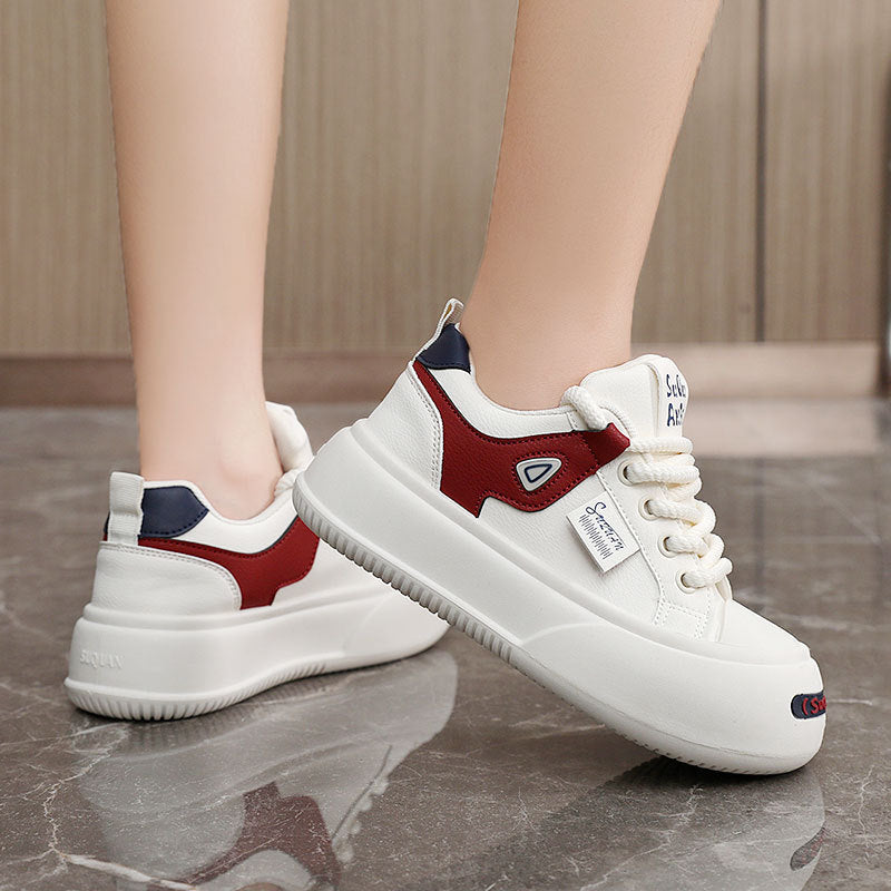 Damen Sneakers mit modischem Design und erhöhter Plateau-Sohle EB
