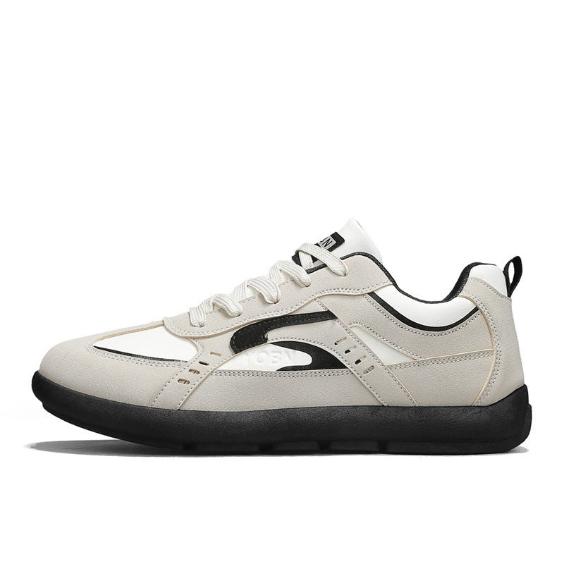 Herren urbaner Retro-Sneaker mit Veloursoptik, gedämpfter Zwischensohle und verstärkter Zehenkappe EB
