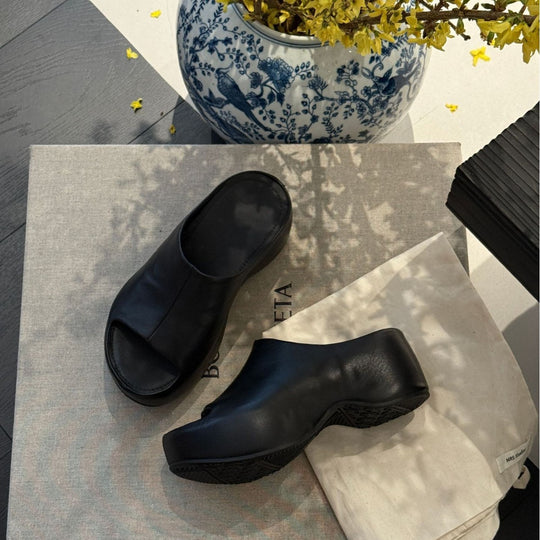Damen Plattform-Sandalen mit elegantem Schnitt und hochwertigem Obermaterial EB