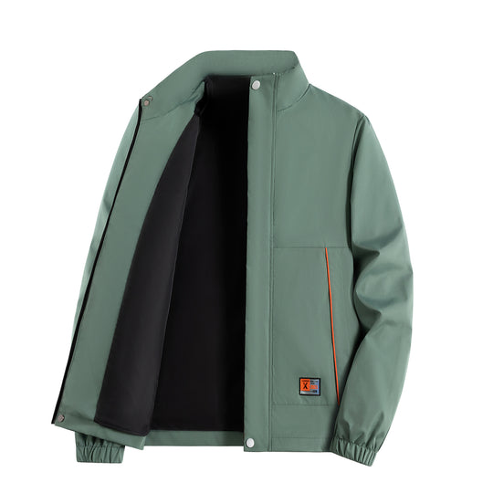 Herren winddichte Freizeitjacke mit atmungsaktiven Einsätzen und praktischen Taschen Hedi-Mode