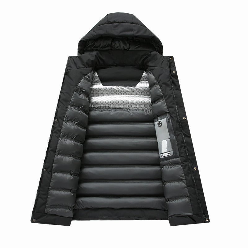 Herren isolierte Funktionsjacke mit kapuze und wasserabweisenden Eigenschaften EB