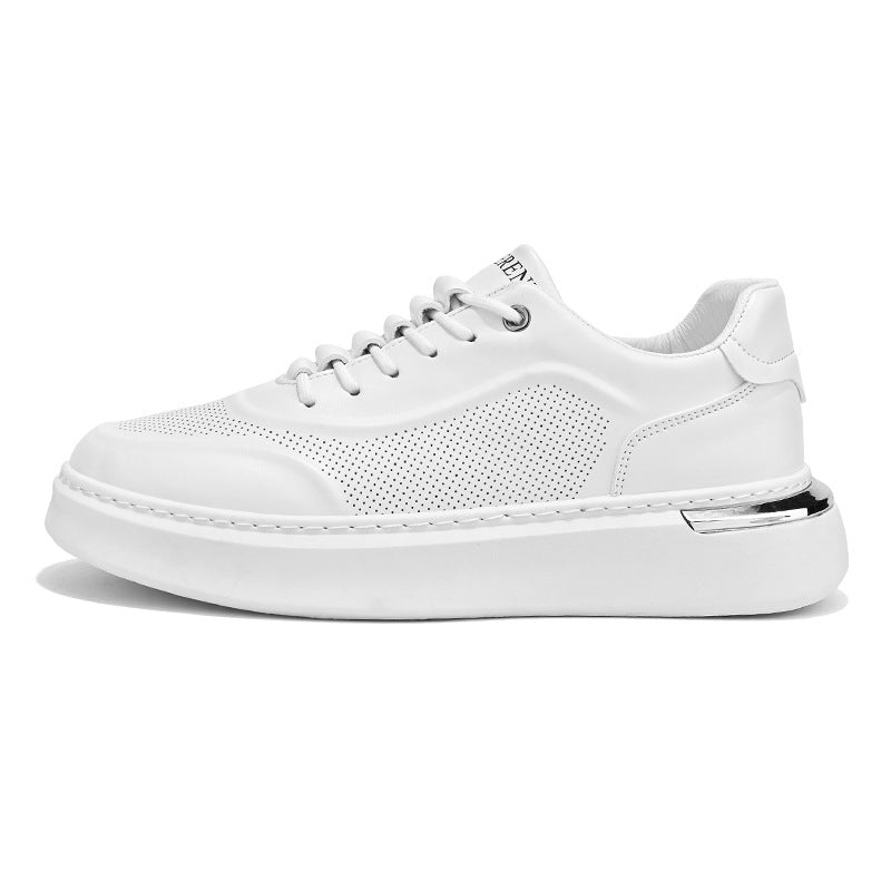 Damen Sportliche Sneaker mit perforierter Oberflächenstruktur und dämpfender Laufsohle EB