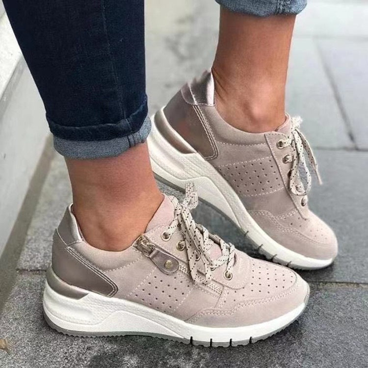Damen Komfortable und modische Sneaker mit atmungsaktivem Obermaterial EB