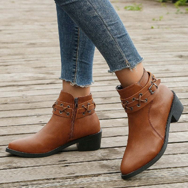 Vintage Spitzenschuh Stiefel EB