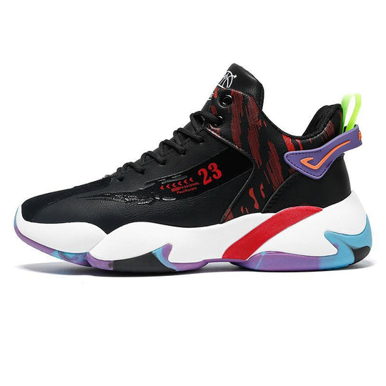 Damen Hochgeschnürte Sport Sneakers mit stoßdämpfendem Design und stylishem Obermaterial EB