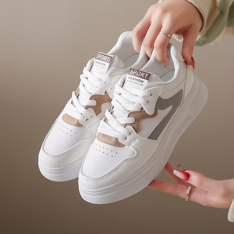 Damen Sportliche Sneakers mit atmungsaktivem Obermaterial und stabiler Sohle EB