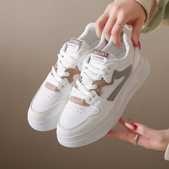 Damen Sportliche Sneakers mit atmungsaktivem Obermaterial und stabiler Sohle EB