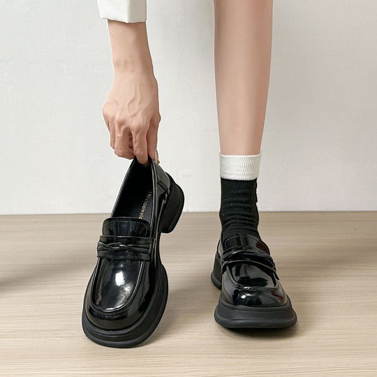 Damen Modische Loafer mit nachhaltiger Plateausohle EB
