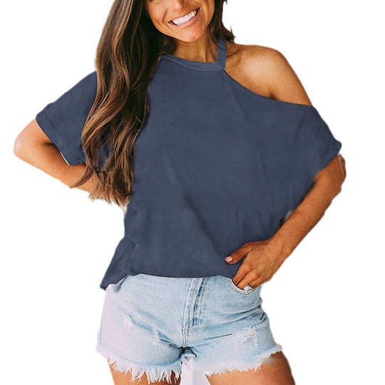 Damen Off-Shoulder Oberteil mit lässigem Design und modernen Akzenten EB