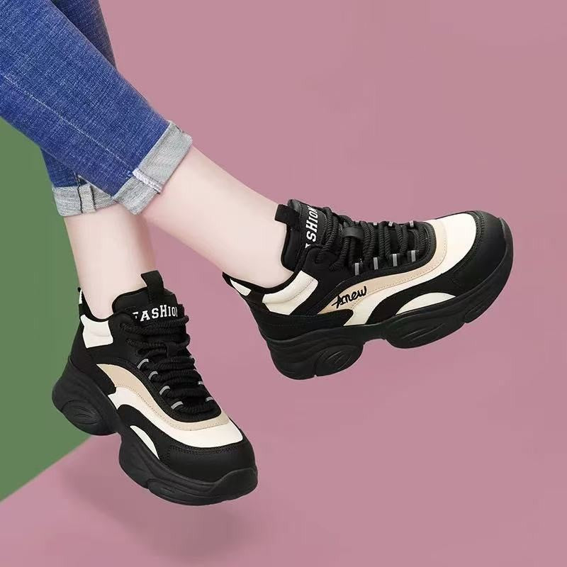 Damen Trendige High-Top Sneakers mit ergonomischer Form und gepolsterter Sohle EB