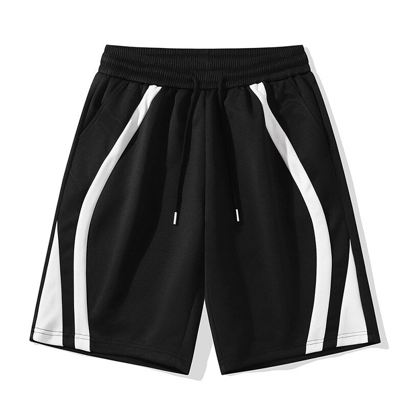 Herren Sportliche Shorts mit elastischem Bund und seitlichen Kontraststreifen EB