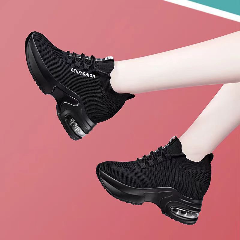 Damen Sportliche High-Top Sneakers mit atmungsaktiver Mesh-Oberfläche und flexibler Dämpfung EB