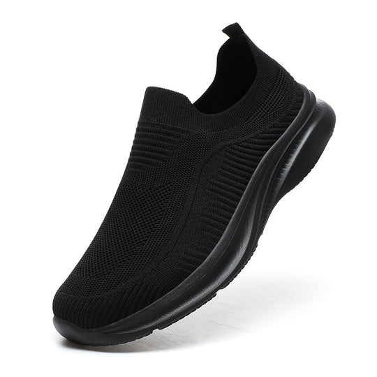 Damen Komfortable Slip-On Sneakers mit atmungsaktiver Mesh-Konstruktion EB