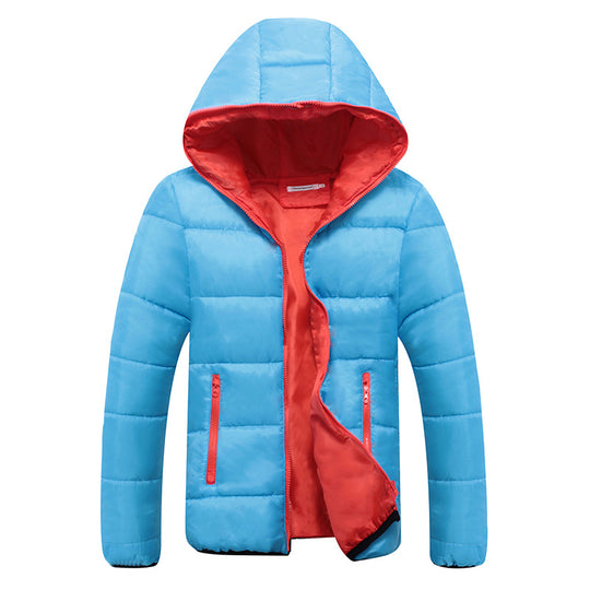 Unisex nan leichte Steppjacke mit wattierter Isolierung, gefütterter Kapuze und verdeckten Reißverschlusstaschen EB