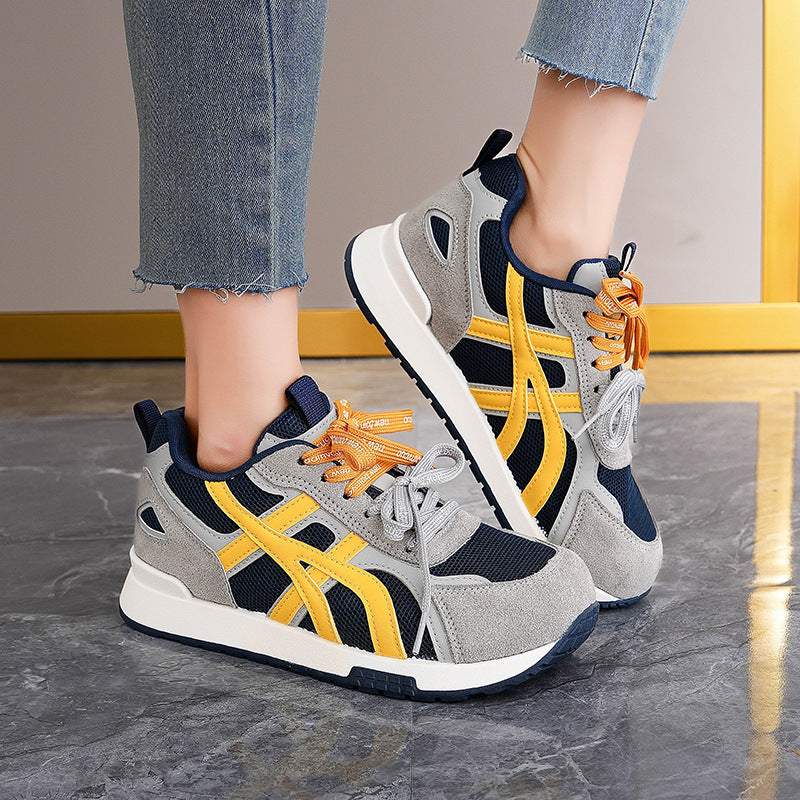 Damen Sportliche Sneaker mit atmungsaktivem Mesh-Obermaterial und dämpfender Sohle EB