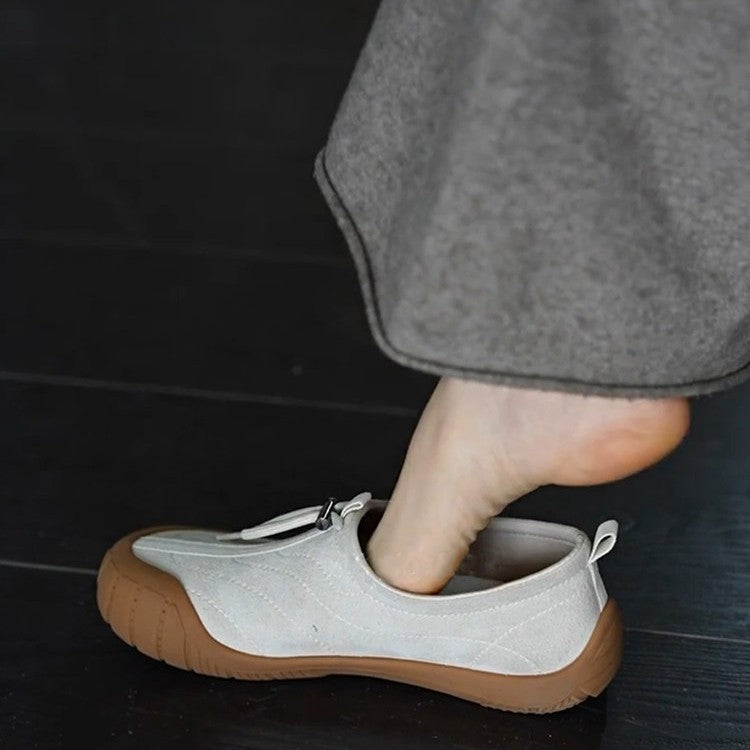 Damen sportliche Freizeitschuhe mit elastischem Verschluss EB
