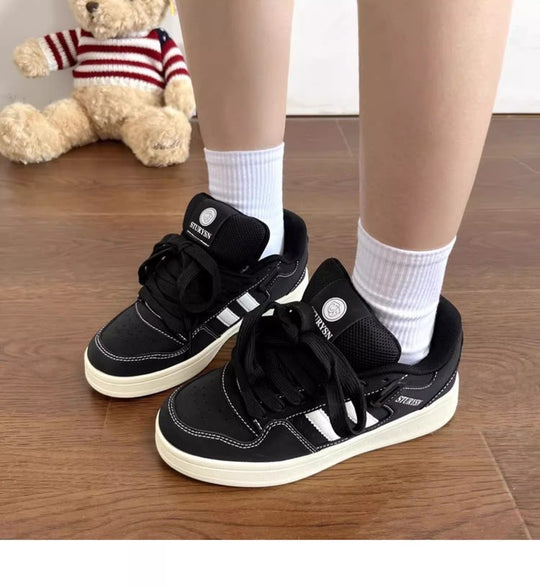 Damen Sportliche Sneakers mit atmungsaktiver Mesh-Oberfläche und bequemer Dämpfung EB