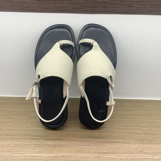 Damen komfortable Zehentrenner-Sandalen mit elegantem Design EB