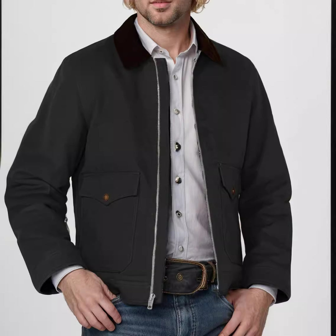 Herren moderne Utility-Jacke mit praktischen Taschen und robustem Außenmaterial EB