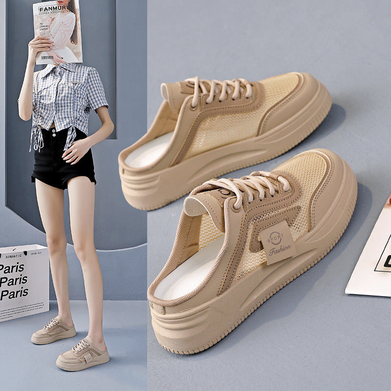 Damen Freizeitsneaker mit atmungsaktivem Mesh-Obermaterial und elegantem Design EB