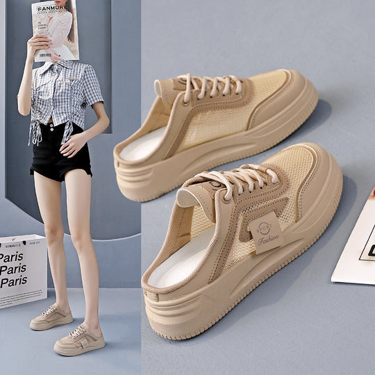 Damen Freizeitsneaker mit atmungsaktivem Mesh-Obermaterial und elegantem Design EB