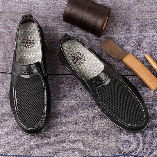 Damen atmungsaktive Slip-On Freizeitschuhe mit rutschfester Sohle EB