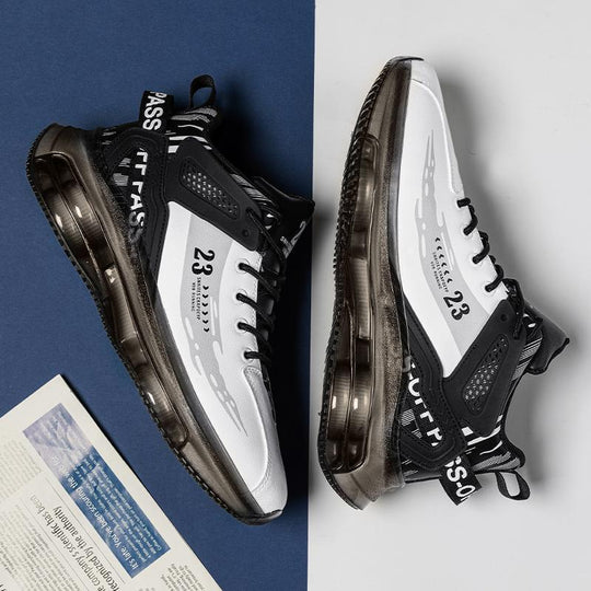 Damen High-Top Sneakers mit dynamischem Dämpfungssystem und atmungsaktiver Mesh-Oberfläche EB