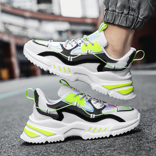 Damen Sportliche Streetwear-Sneaker mit gepolsterter Sohle und atmungsaktiver Struktur EB