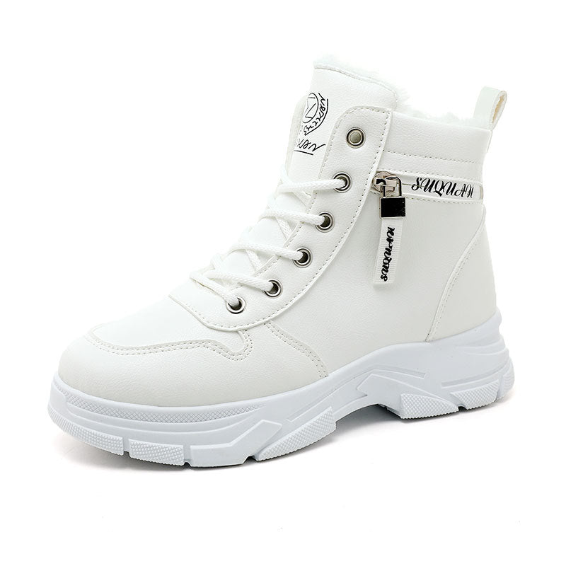 Damen High-Top Winterstiefel mit Warmfutter und rutschfester Sohle EB