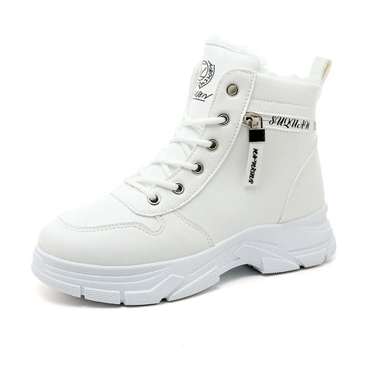 Damen High-Top Winterstiefel mit Warmfutter und rutschfester Sohle EB
