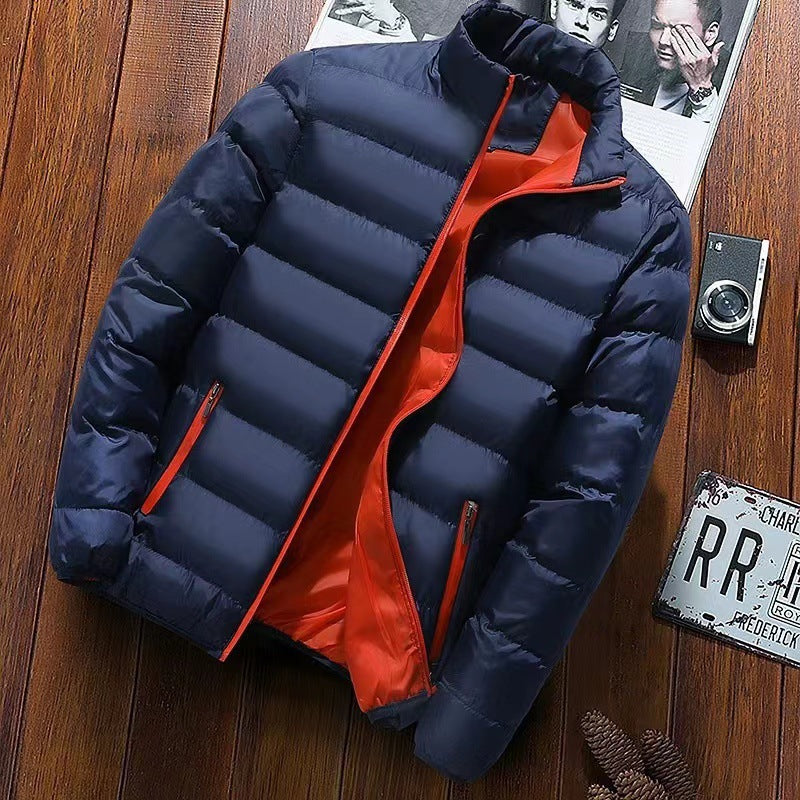 Herren nan gesteppte Thermojacke mit hohem Stehkragen und wasserabweisender Außenhülle EB