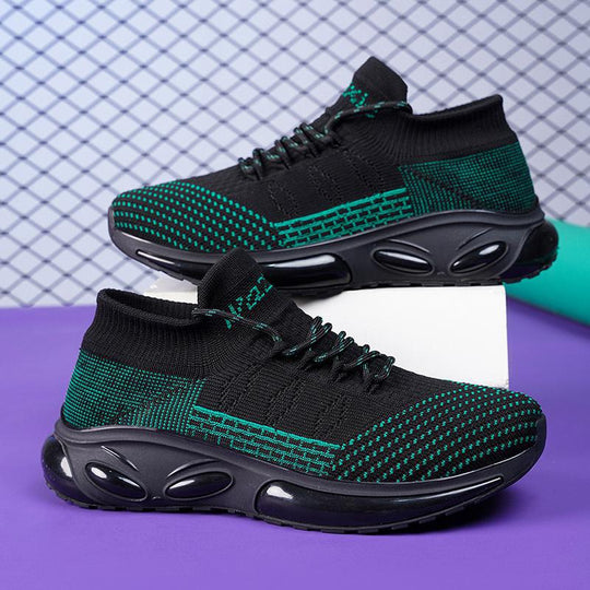 Damen Strick-Laufschuhe mit stoßdämpfender Sohle und atmungsaktivem Design EB