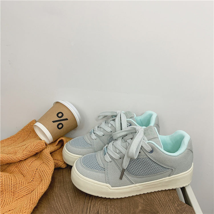 Damen Sneakers im urbanen Design mit atmungsaktiven Mesh-Einsätzen und bequemem Futter EB