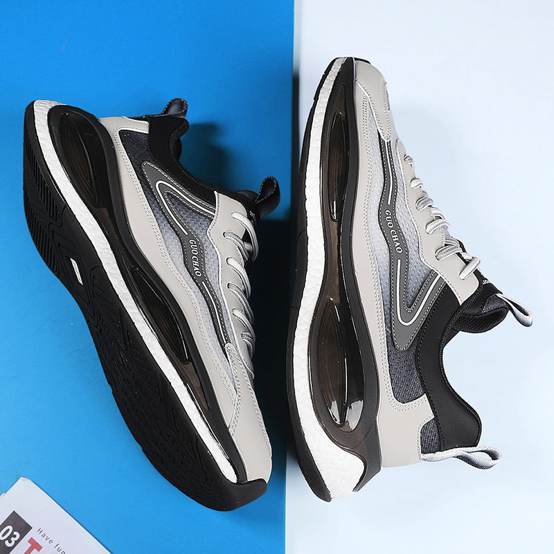 Damen Sportliche Sneaker mit stoßdämpfendem System und atmungsaktiver Oberflächenstruktur EB