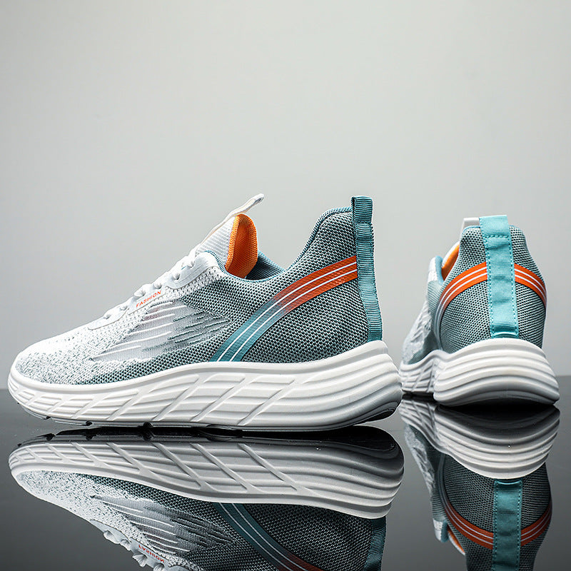 Damen Sportliche Sneaker mit atmungsaktiver Mesh-Oberfläche und rutschfester Sohle EB