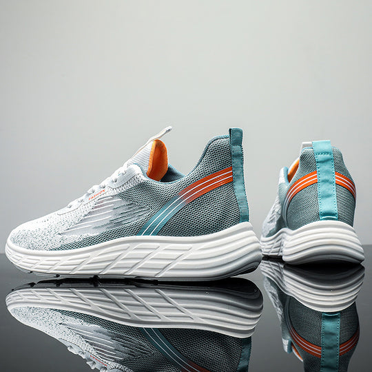 Damen Sportliche Sneaker mit atmungsaktiver Mesh-Oberfläche und rutschfester Sohle EB