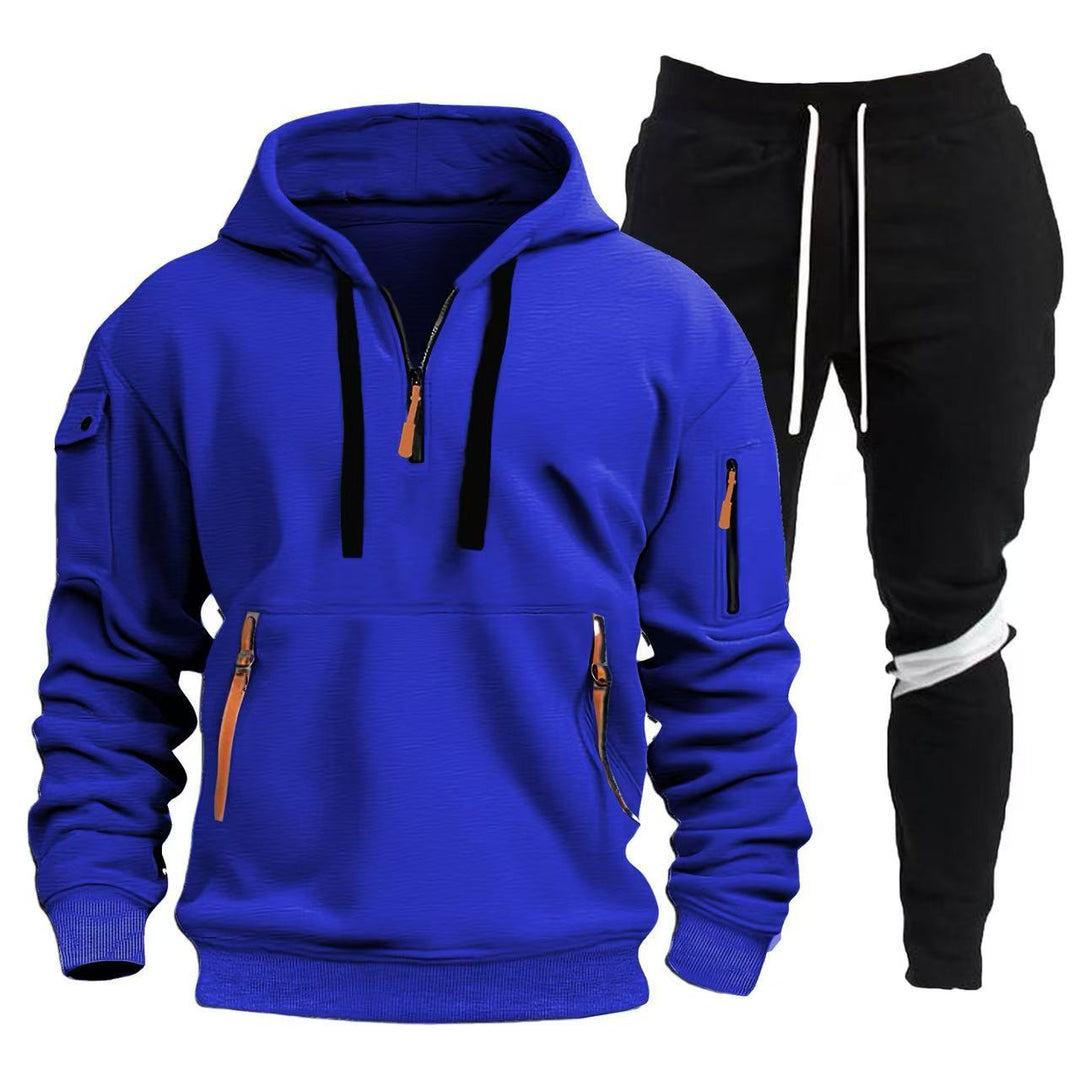 Herren Sportliche Hoodie- und Jogginghosen Kombination EB
