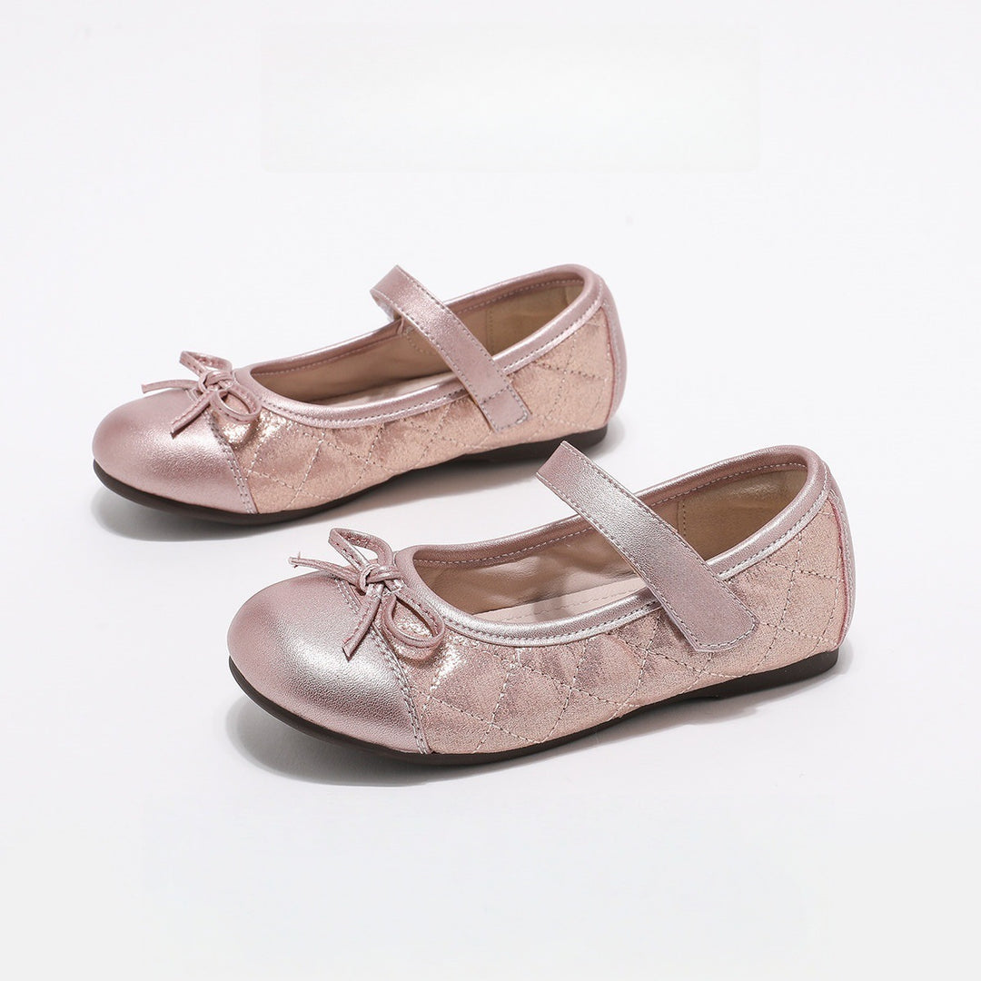 Mädchen Mary Jane Ballerinas mit glänzendem Obermaterial EB