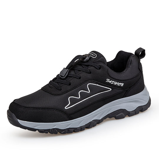 Damen Sportliche Freizeitschuhe mit rutschfestem Profil und elastischem Schnellverschluss EB