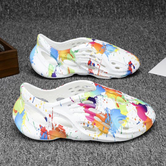 Damen Atmungsaktive Freizeitschuhe mit farbenfrohem Design und rutschfester Sohle EB